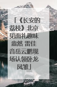 《长安的荔枝》北京见面礼趣味盎然 雷佳音岳云鹏现场认领卧龙凤雏