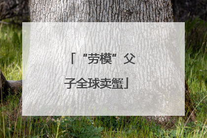 “劳模”父子全球卖蟹