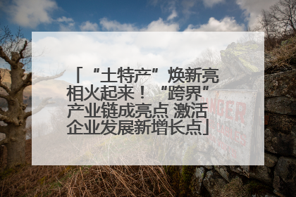 “土特产”焕新亮相火起来！“跨界”产业链成亮点 激活企业发展新增长点