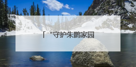 “守护朱鹮家园”（侨乡新貌）