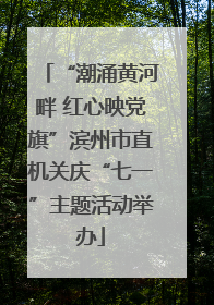 “潮涌黄河畔 红心映党旗”滨州市直机关庆“七一”主题活动举办