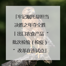 牢记嘱托显担当 决胜之年夺全胜丨出口农食产品“批次检验（检疫）”改革在连试点