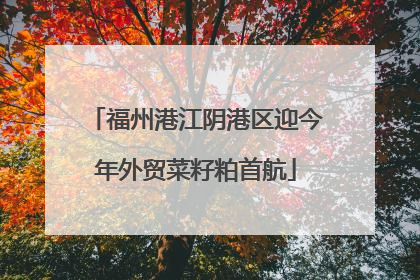 福州港江阴港区迎今年外贸菜籽粕首航