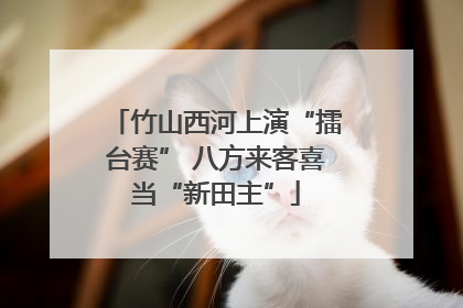 竹山西河上演“擂台赛” 八方来客喜当“新田主”