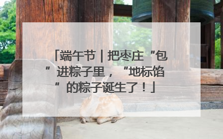 端午节｜把枣庄“包”进粽子里，“地标馅”的粽子诞生了！