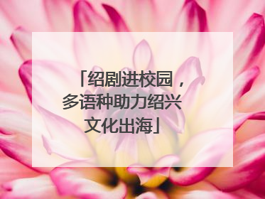 绍剧进校园，多语种助力绍兴文化出海