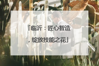 临沂：匠心智造，绽放技能之花