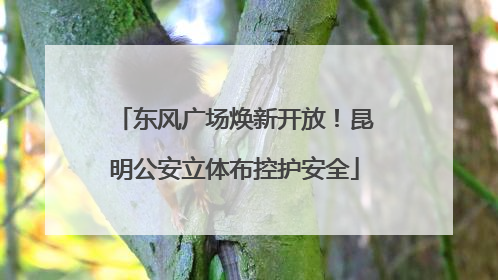 东风广场焕新开放！昆明公安立体布控护安全