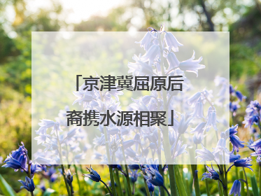 京津冀屈原后裔携水源相聚
