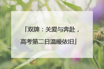 双牌：关爱与奔赴，高考第二日温暖依旧
