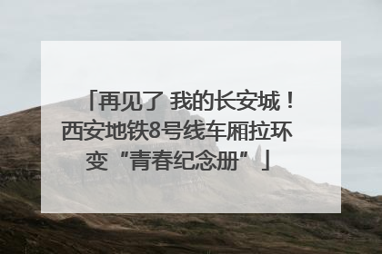 再见了 我的长安城！西安地铁8号线车厢拉环变“青春纪念册”