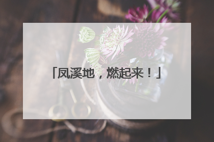 凤溪地，燃起来！