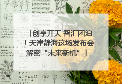 创享开天 智汇团泊！天津静海这场发布会解密“未来新机”
