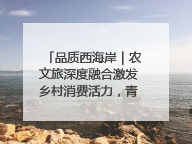 品质西海岸｜农文旅深度融合激发乡村消费活力，青岛西海岸新区的乡村振兴实践