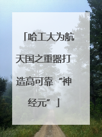 哈工大为航天国之重器打造高可靠“神经元”