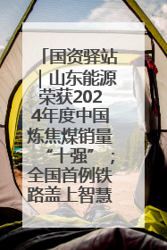 国资驿站｜山东能源荣获2024年度中国炼焦煤销量“十强”；全国首例铁路盖上智慧物流园钢结构主体完工