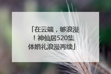 在云端，够浪漫！神仙居520集体婚礼浪漫再续