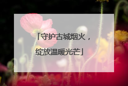 守护古城烟火，绽放温暖光芒