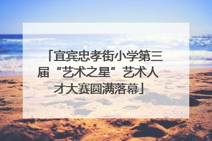 宜宾忠孝街小学第三届“艺术之星”艺术人才大赛圆满落幕
