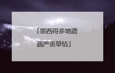 墨西哥多地遭遇严重旱情