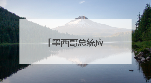 墨西哥总统应邀出席G7，他同一个人的会晤全体国民关注