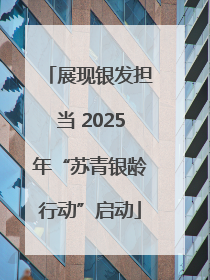 展现银发担当 2025年“苏青银龄行动”启动