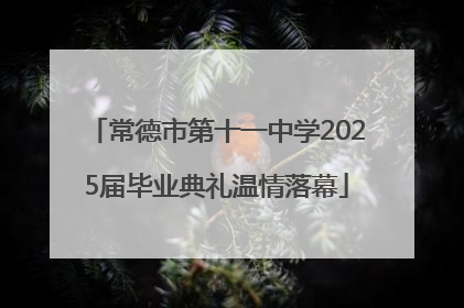 常德市第十一中学2025届毕业典礼温情落幕