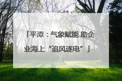 平潭：气象赋能 助企业海上“追风逐电”