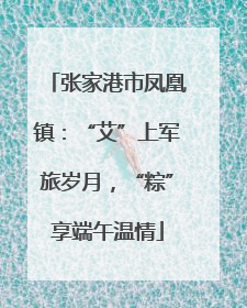 张家港市凤凰镇：“艾”上军旅岁月，“粽”享端午温情