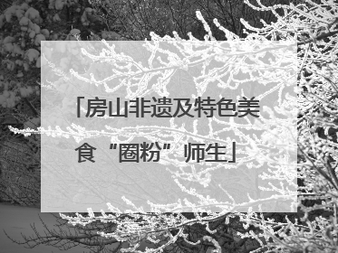 房山非遗及特色美食“圈粉”师生