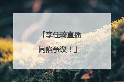李佳琦直播间陷争议！
