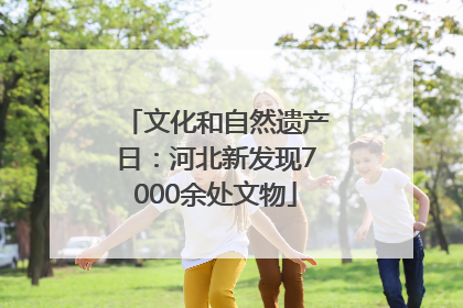 文化和自然遗产日：河北新发现7000余处文物