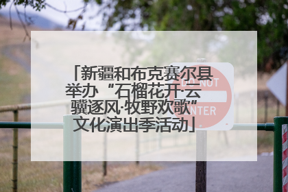 新疆和布克赛尔县举办“石榴花开·云骥逐风·牧野欢歌”文化演出季活动