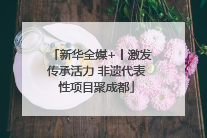 新华全媒+丨激发传承活力 非遗代表性项目聚成都