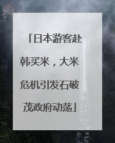 日本游客赴韩买米，大米危机引发石破茂政府动荡