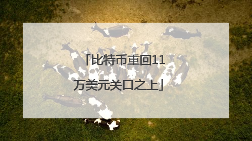 比特币重回11万美元关口之上