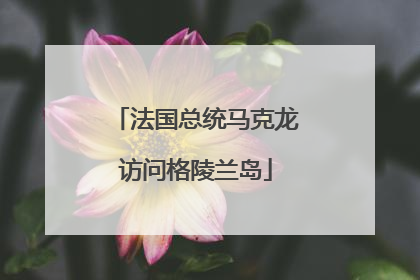 法国总统马克龙访问格陵兰岛