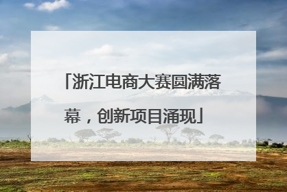 浙江电商大赛圆满落幕，创新项目涌现