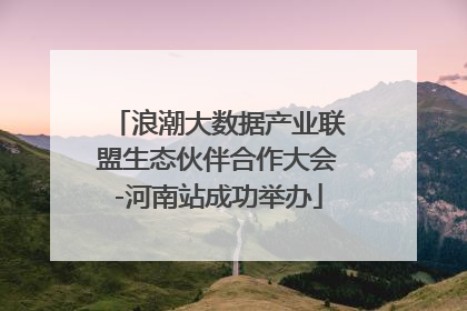 浪潮大数据产业联盟生态伙伴合作大会-河南站成功举办