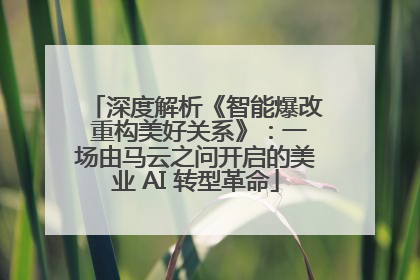 深度解析《智能爆改 重构美好关系》：一场由马云之问开启的美业 AI 转型革命