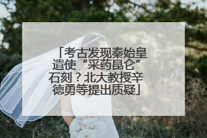 考古发现秦始皇遣使“采药昆仑”石刻？北大教授辛德勇等提出质疑