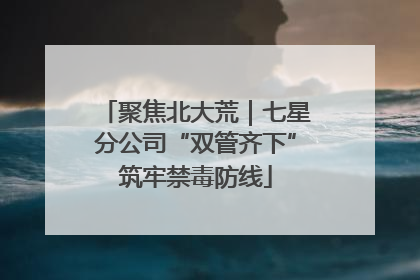 聚焦北大荒｜七星分公司“双管齐下”筑牢禁毒防线