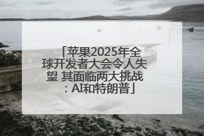 苹果2025年全球开发者大会令人失望 其面临两大挑战：AI和特朗普
