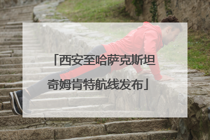 西安至哈萨克斯坦奇姆肯特航线发布