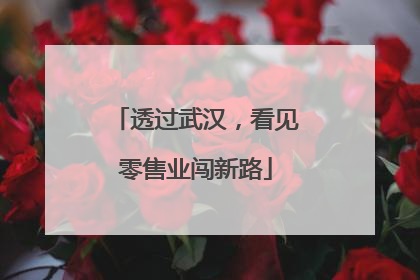 透过武汉，看见零售业闯新路