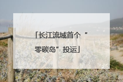长江流域首个“零碳岛”投运