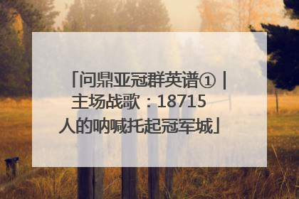 问鼎亚冠群英谱①｜主场战歌：18715人的呐喊托起冠军城