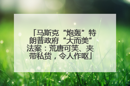 马斯克“炮轰”特朗普政府“大而美”法案：荒唐可笑、夹带私货，令人作呕