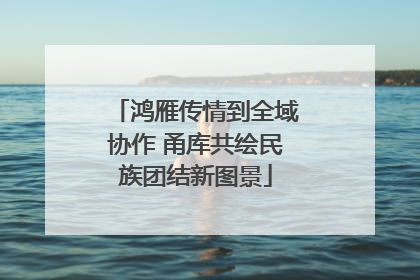 鸿雁传情到全域协作 甬库共绘民族团结新图景