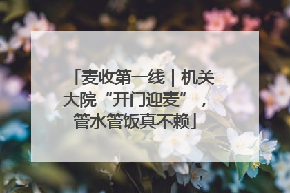麦收第一线｜机关大院“开门迎麦”，管水管饭真不赖